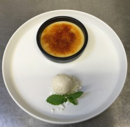 Crème Brûlée met koffiesmaak